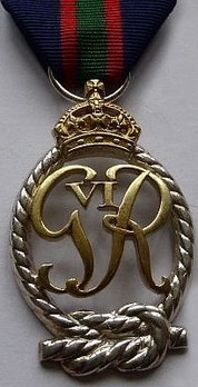 Silver Medal (with GVIR cypher) Obverse