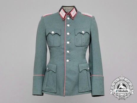 German Army Armoured Officer's Piped Field Tunic Obverse