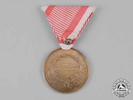 Type VI, Gold Medal (with left facing profile and mustache) Reverse