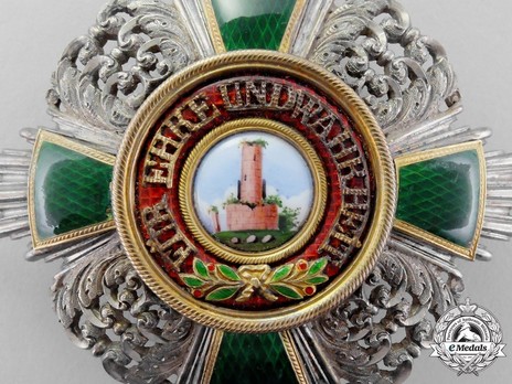 Order of the Zähringer Lion, Commander Breast Star (in silver and silver gilt) Obverse Detail
