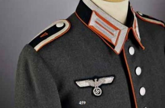 German Army Recruiting NCO's Dress Tunic Detail