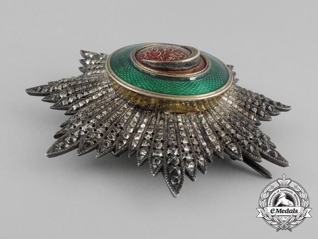 Order of Osmania, Civil Division, II Class Breast Star Obverse