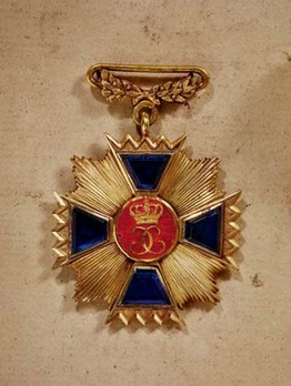Long Service Cross for Officers, Type I Obverse
