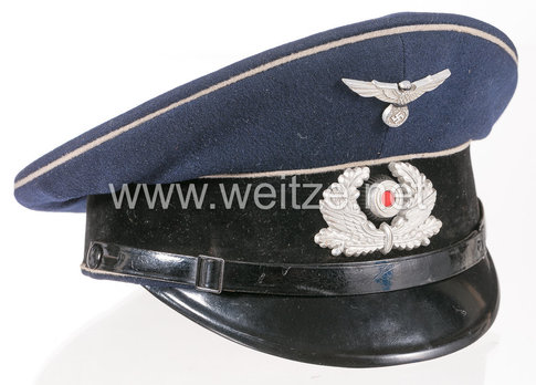 Reichsbahn Bahnschutzpolizei Enlisted Ranks Visor Cap Profile