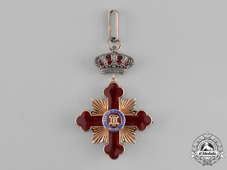 Order of Carol I, Commander's Cross Obverse
