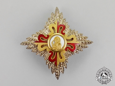 Order of Saint Rita of Cascia, Grand Cross Breast Star Obverse