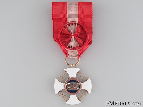 Order of the Crown of Italy, Officer's Cross Obverse