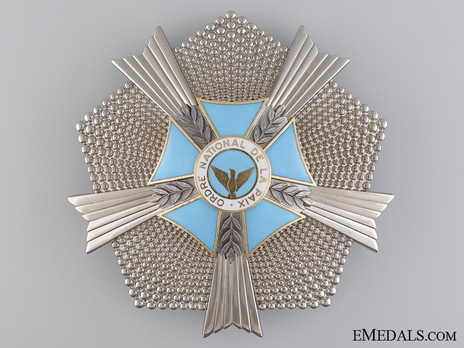 National Order of the Peace, Grand Officer Breast Star Obverse
