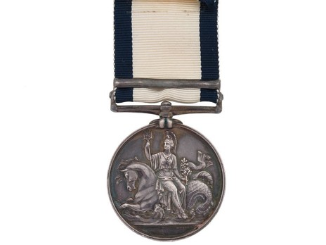 Silver Medal (with "COPENHAGEN 1801" clasp) Reverse