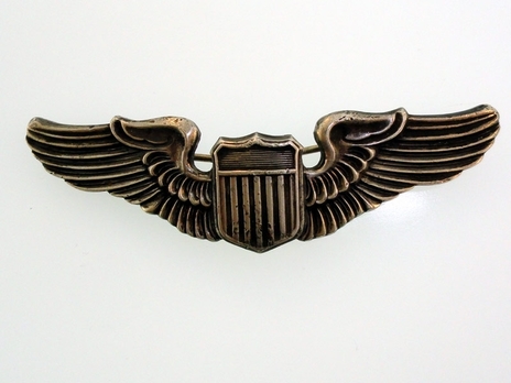 Pilot Wings (with sterling silver) (by NS Meyer, stamped "NS MEYER INC. NEW YORK) Obverse