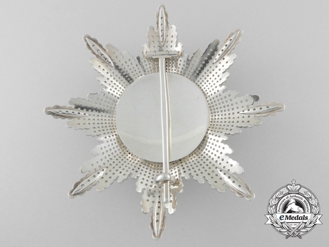 Type II, Grand Cross Breast Star (in silver and gold) Reverse