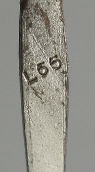 Iron Cross I Class, by Wächtler & Lange (L 55, magnetic) Detail