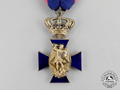 Royal Order of Merit of St. Michael, III Class Cross (in silver gilt) Obverse