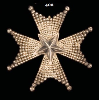 I Class Commander Breast Star (with silver wire) Obverse