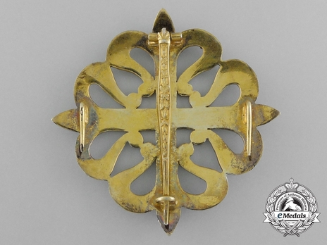 Breast Star (with Combined Crosses) Reverse