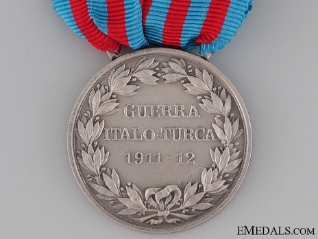 Silver Medal (stamped "S.J.", with silver) Reverse
