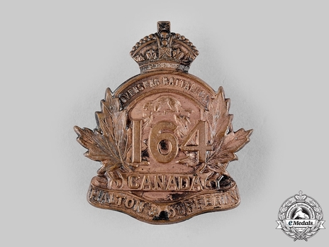 164th Infantry Battalion Other Ranks Cap Badge Obverse
