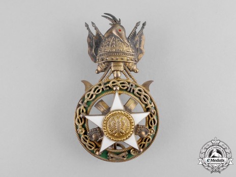 Order of Skanderbeg, Type II, Officer's Cross Obverse
