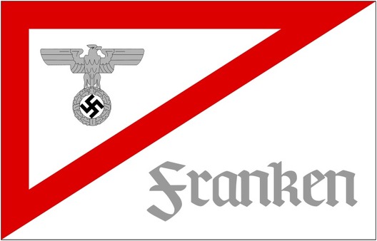 SA Gruppe Command Flag (Franken version) Obverse