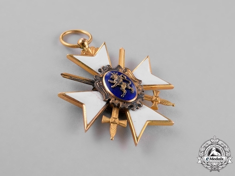 Schwarzburg Duchy Honour Cross, Military Division, II Class Honour Cross (in gold) Obverse