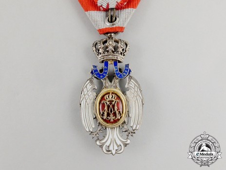 Order of the White Eagle, Type I, Civil Division, V Class Reverse