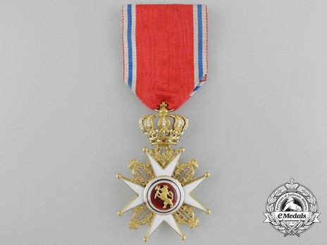 Order of St. Olav, Civil Division, Knight I Class (1847-1906) Reverse