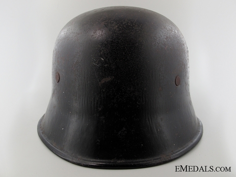 German Police Helmet M34 Reverse