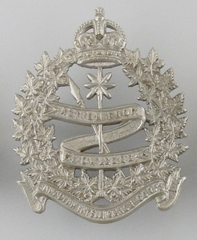 Canadian Intelligence Corps Cap Badge Obverse