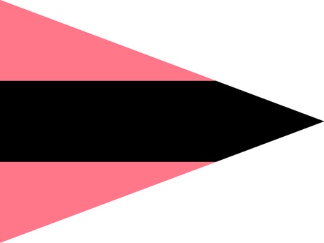 German Army Staff Flag for Battalions (Panzer version) Obverse