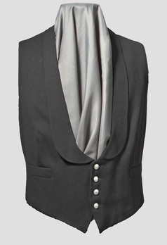 Allgemeine SS Evening Dress Vest (Black version) Obverse