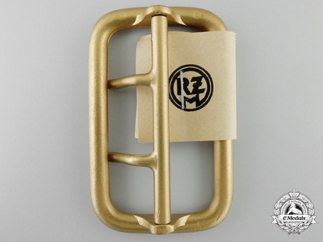 SA Double Open-Claw Buckle (gold version) Reverse