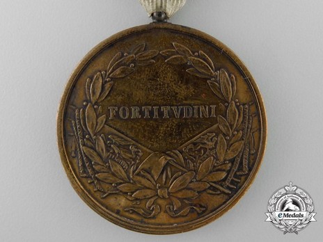 Type IX, I Class Gold Medal (with second award clasp) Reverse