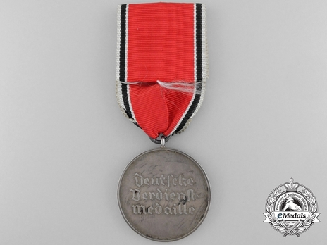 Silver Merit Medal (Gothic version) Reverse