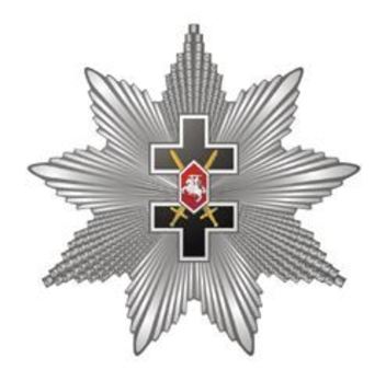 Order of the Cross of Vytis, Grand Cross Commander Breast Star Obverse