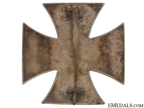 Iron Cross 1914, I Class Cross, by C. E. Juncker Reverse