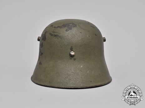 German Army Transitional Steel Helmet M18 (Double Decal version) Back