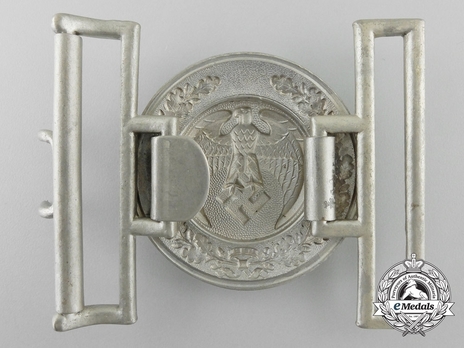 Diplomatic Corps Unknown Silver Prototype Belt Buckle Reverse