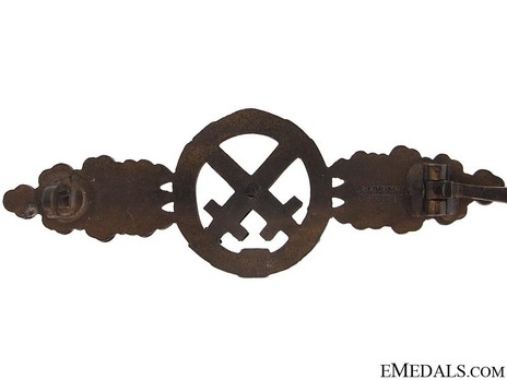 Air-to-Ground Support Clasp, in Bronze Reverse