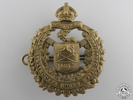 Lord Strathcona's Horse Officers Cap Badge Obverse