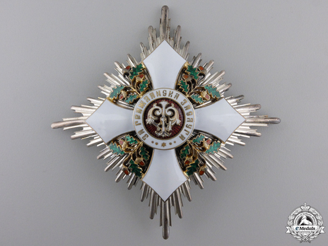 Order of Civil Merit, Type II, II Class Grand Officer Breast Star (1933-1944) Obverse
