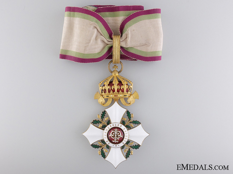 Order of Civil Merit, Type II, III Class Commander (1908-1933) Obverse