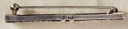 SS Female Auxiliaries' Clasp Detail