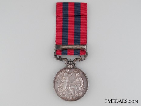 Silver Medal (with "PEGU" clasp) Reverse