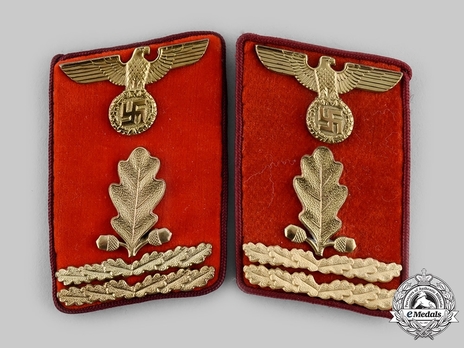 NSDAP Haupt-Abschnittsleiter Type IV Gau Level Collar Tabs Obverse