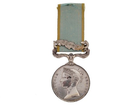 Silver Medal (with “AZOFF” clasp) Obverse