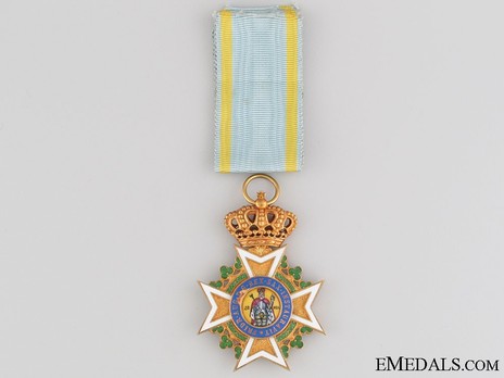 Military Order of St. Henry, Type III, Knight Cross (in gold) Obverse
