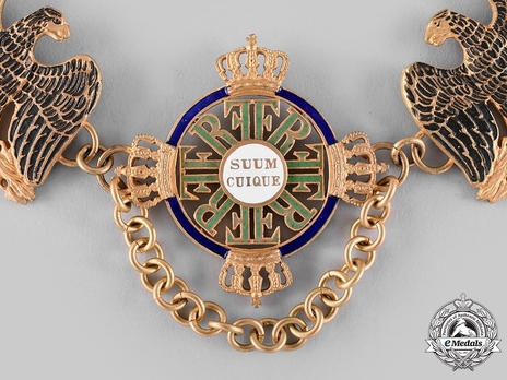 High Order of the Black Eagle, Collar (in bronze gilt) Obverse