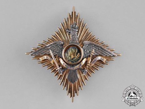Order of Carol I, Grand Officer's Breast Star Obverse