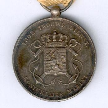Silver Medal (for 24 Years, 1851-1928) Reverse