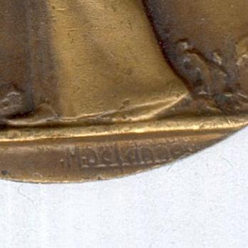 Bronze Medal (stamped "M DELANNOY") Obverse Detail